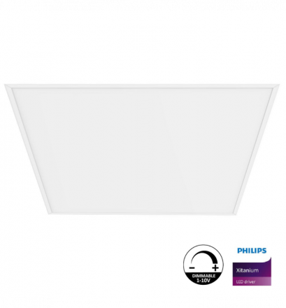 LED Panel Philips Driver 40W 4000K 60x60 Dimmable