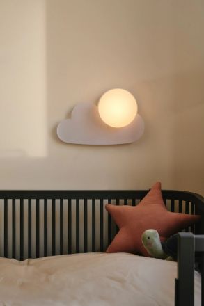 Επίτοιχο Παιδικό Φωτιστικό Skyku Cloud LED E14 Λευκό