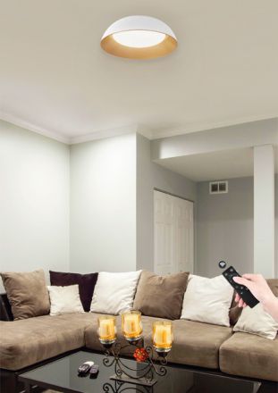 Leggenda Πλαφονιέρα LED 55W CCT MADEIRA Λευκό