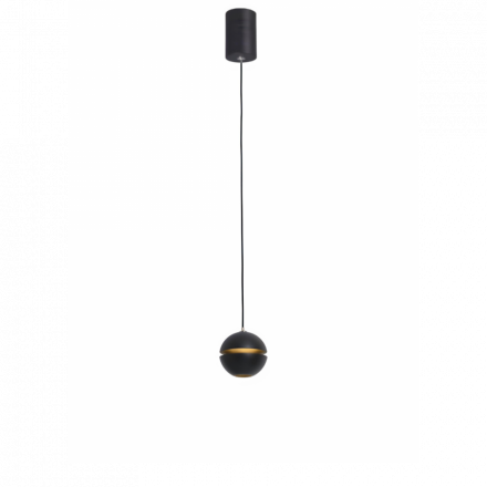 Leggenda Κρεμαστό Φωτιστικό LED 5W CCT Μαύρο Φ7x6,5cm