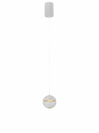 Leggenda Κρεμαστό Φωτιστικό LED 5W CCT Λευκό Φ7x6,5cm