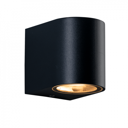 ACA Επίτοιχη Απλίκα LED 230V AC Μαύρο IP65 max 35W