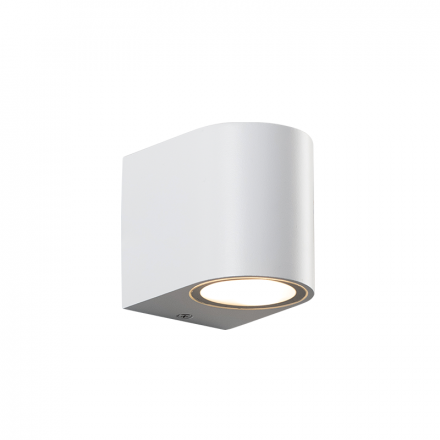 ACA Επίτοιχη Απλίκα LED 230V AC Λευκό Ματ IP65 max 35W