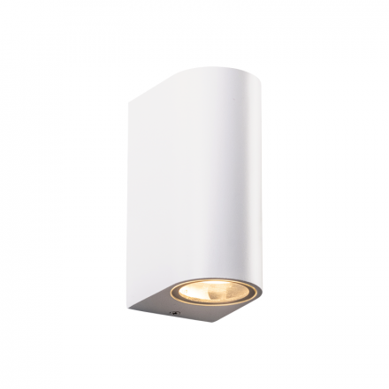 ACA Επίτοιχη Απλίκα LED 230V AC Λευκό Ματ IP65 max 2x35W