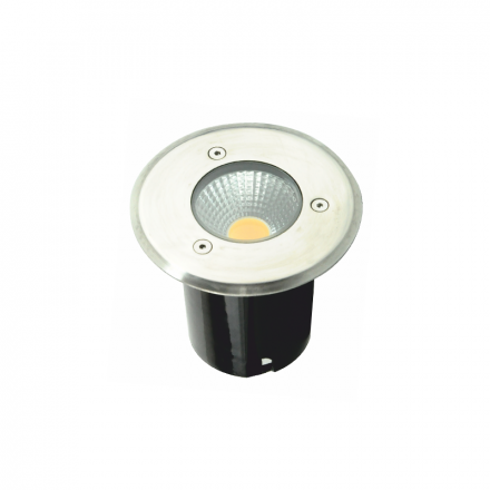 ACA Στρογγυλό Σποτ LED Εδάφους 7W 450Lm 3000K 45° 230V AC IP67