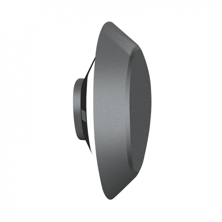 ACA LED Φωτιστικό Κήπου Αλουμινίου Berka Wall 7W IP54 Σκούρο Γκρι