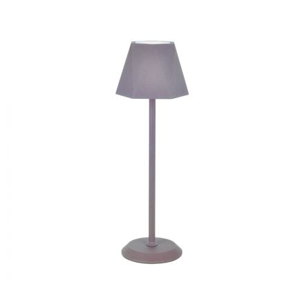 ACA Επιτραπέζιο Φωτιστικό Μπαταρίας LED 3W 140Lm 3000K Σκουριά 120° IP54