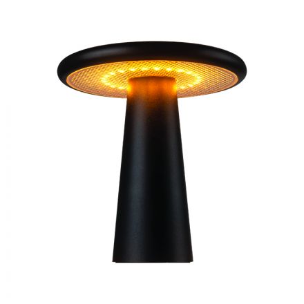 ACA Επιτραπέζιο Φωτιστικό Μπαταρίας LED 2W 190Lm MAX 335° CCT 2.200-3000K Μαύρο Ματ IP65