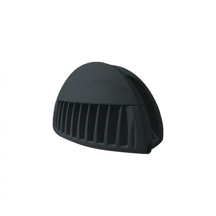 ACA Επίτοιχη Απλίκα LED 9W 1050lm 110°x3° 230V AC 3000K Μαύρο Ματ IP65