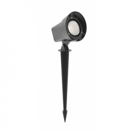 ACA LED Φωτιστικό Κήπου Καρφωτό Avy 19W IP65 Σκούρο Γκρι