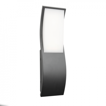 ACA Απλίκα Τοίχου Carvo LED SMD 7W IP65 Σκούρο Γκρι