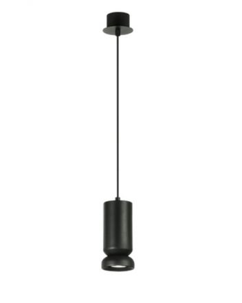 Ondaluce Κρεμαστό Φωτιστικό LED 1xGU10 Lilium Μαύρο