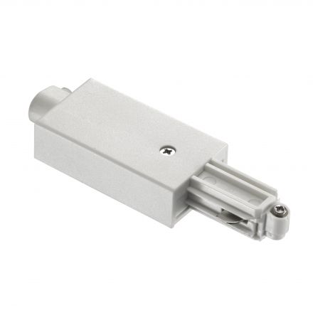 Πλαϊνό Power Adapter Link Για Ράγα Πλαστικό Λευκό