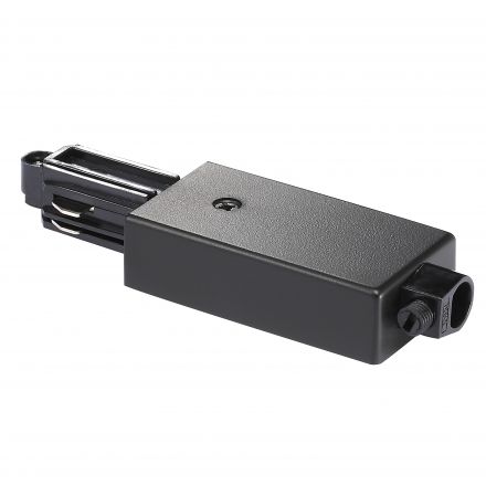 Πλαϊνό Power Adapter Link Για Ράγα Πλαστικό Μαύρο