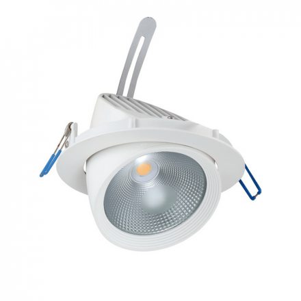 ACA Χωνευτό Spot LED Ρυθμιζόμενο 30W 3000K 60° 2400 Lm 230V