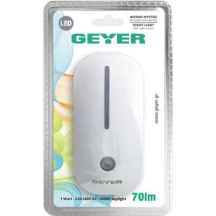 GEYER LED Φωτάκι Νυκτός με Αισθητήρα