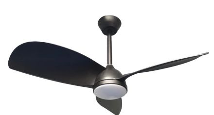 Lucas Ανεμιστήρας Οροφής Twist Με LED Φως 18W 91cm Μαύρος
