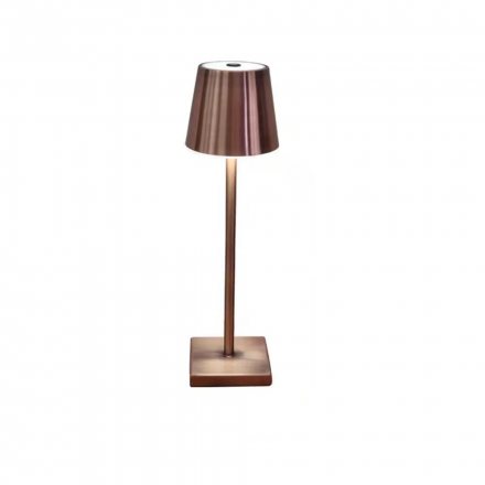 Lucas Επαναφορτιζόμενο LED Φωτιστικό Αφής 4W Μπρονζέ Ματ