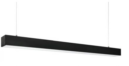  Φωτιστικό Γραμμικό 36W CCT 1.20cm Μαύρο