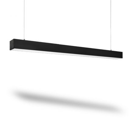 Lucas Γραμμικό Φωτιστικό LED 36W 6500K Μαύρο 120cm