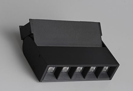 Lucas Μαγνητικό Φωτιστικό Ράγας 48V 10W 2700K Μαύρο
