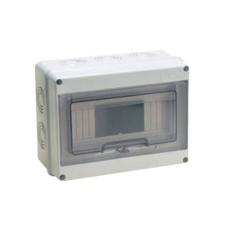 Πίνακας 8 Ασφαλειών Με Μπάρες Γείωσης 19x14,5x9 IP65