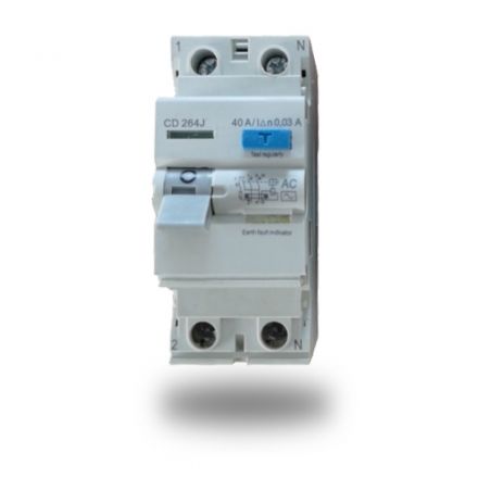 Ρελέ Ηλεκτροπλεξίας 2x40A 30mA Ράγας