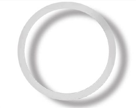 Στεφάνι μετατροπής τρύπας για LED PANEL απο Ø 205mm σε Ø 240mm Λευκό
