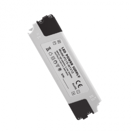  Τροφοδοτικό Κλειστού Τύπου 15W 12V IP20