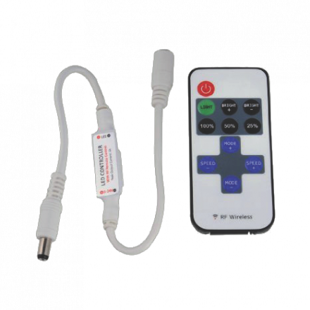  LED Dimmer με Τηλεχειριστήριο RF 6A 12-24V