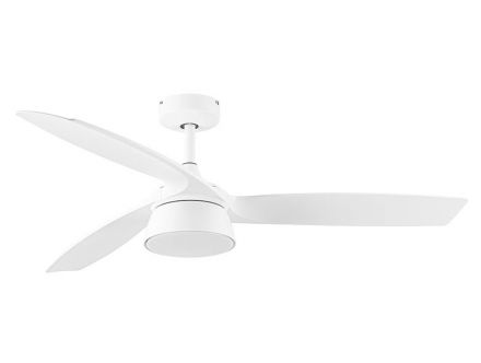 Lucci Air Bronx Ανεμιστήρας Οροφής 132cm με Φως και Τηλεχειριστήριο Λευκός