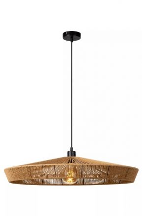 Κρεμαστό Φωτιστικό LED 1xE27 YUNKAI Ø 70 cm Natural