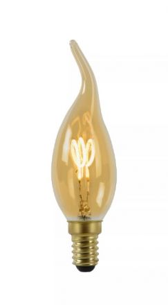 LED Λάμπα Filament E14 CT35 3W 2200K Amber Dimmable