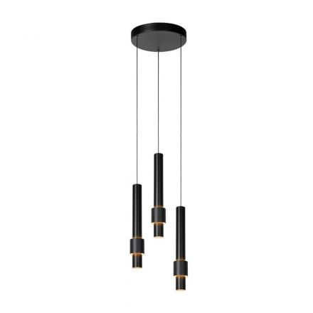 MARGARY - Κρεμαστό Φωτιστικό - Ø 28 cm - LED Dim. - 3x4,3W 2700K - Μαύρο