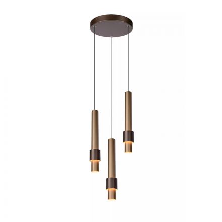 MARGARY - Κρεμαστό Φωτιστικό - Ø 28 cm - LED Dim. - 3x4,3W 2700K - Coffee