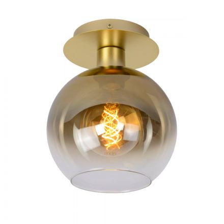 MARIUS - Flush Φωτιστικό Οροφής - 1xE27 - Matt Gold / Brass