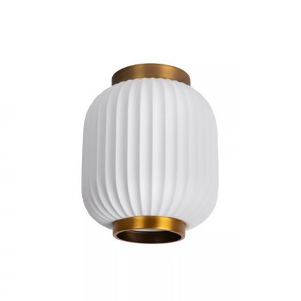 Πλαφονιέρα LED 1xE27 GOSSE 19.5cm Πορσελάνη Λευκό