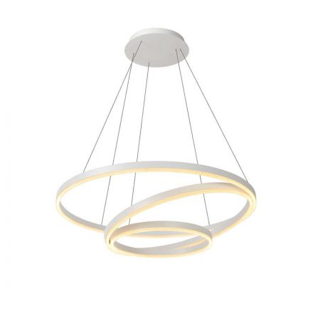 TRINITI - Κρεμαστό Φωτιστικό - Ø 80 cm - LED Dim. - 32W 3000K - Λευκό