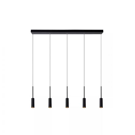 TUBULE - Κρεμαστό Φωτιστικό - LED - 5x1,4W 2700K - Μαύρο