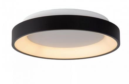 VIDAL - Flush Φωτιστικό Οροφής - Ø 28 cm - LED Dim. - 1x20W 2700K - Μαύρο