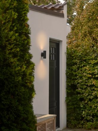 Nordlux Επίτοιχο Φωτιστικό 2xGU10 Μαύρο Αλουμίνιο Artilus IP54