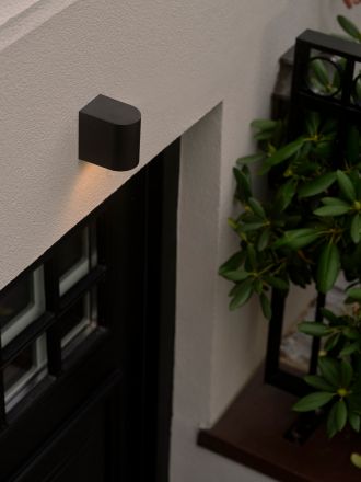 Nordlux Επίτοιχο Φωτιστικό 1xGU10 Μαύρο Αλουμίνιο Dion IP54