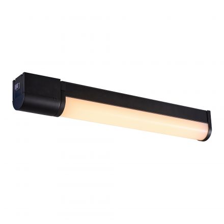 Φωτιστικό Μπάνιου Malaika 49 LED 6W 3000K Αλουμίνιο Μαύρο IP44