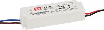 Mean Well Τροφοδοτικό 20W 12V LPV Series IP67