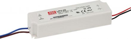 Mean Well Τροφοδοτικό 35W 24V LPV Series IP67