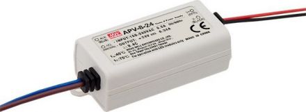 Mean Well Τροφοδοτικό 8W 24V APV Series IP42