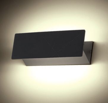 ACA LED Απλίκα Τοίχου Αλουμινίου Melfa 7W IP54 Σκούρο Γκρι