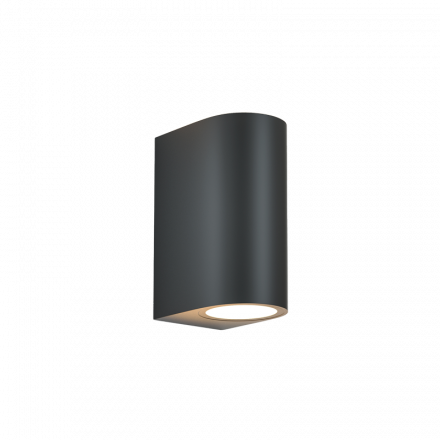 InLight Michigan 2xGU10 Outdoor Up-Down Wall Lamp Anthracite D:14.7cmx9cm (80200144)
