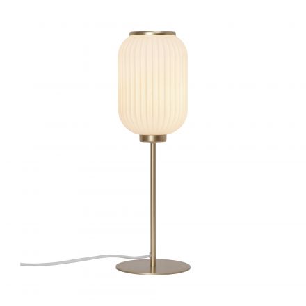 Επιτραπέζιο Φωτιστικό Milford 2.0 30 LED E27 Γυαλί Brass