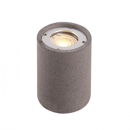 ACA Φωτιστικό Οροφής Τσιμεντένια Arete GU10 Max 7W LED IP65